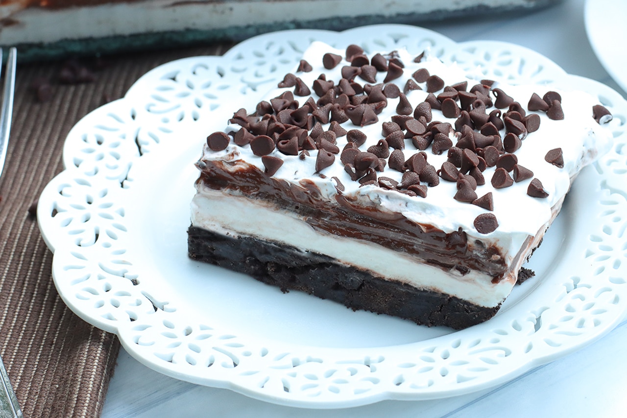 Chocolate Lasagna Easy NoBake Layered Dessert