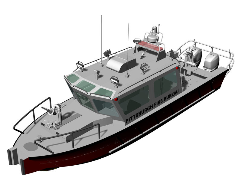 Lake Assault Boats building new fireboat for Pittsburgh WorkBoat
