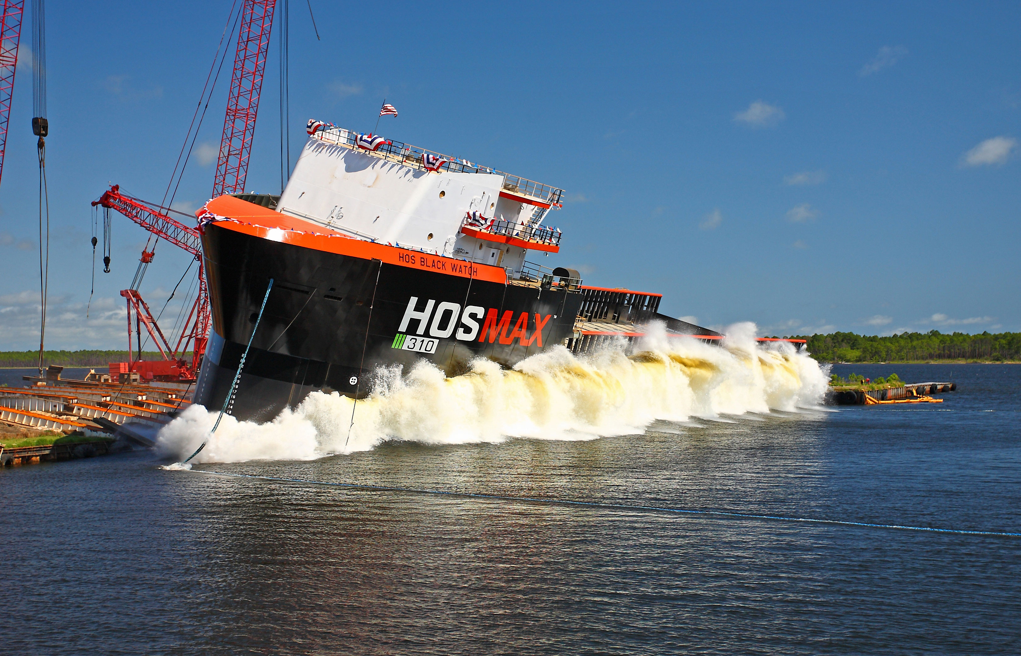 Eastern launches fourth 302' OSV for Hornbeck WorkBoat