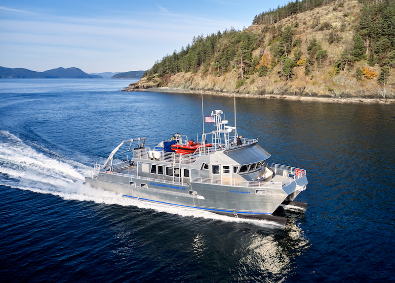 All American launches 77' research vessel for Duke University WorkBoat