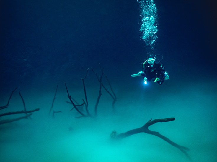 3 Cenotes in the Riviera Maya with sulfur cloud