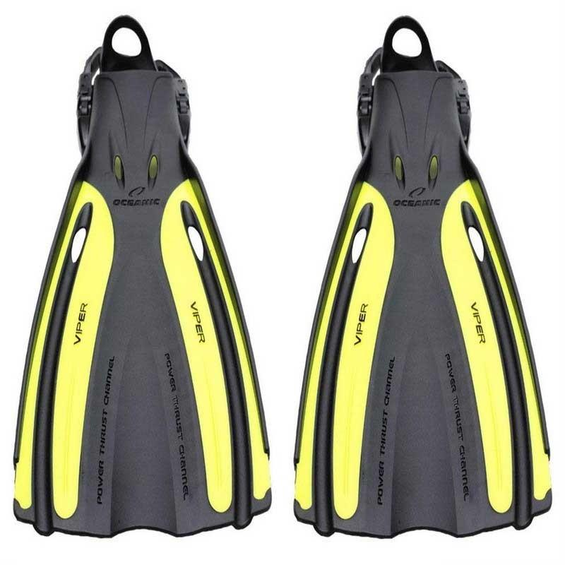 Oceanic Viper Diving Fins Yellow Dive Code