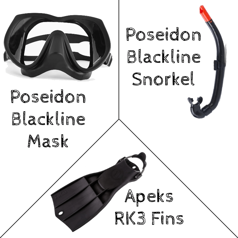 Ultimate Aquatic Expedition Mask/Snorkel/Fins Package Dive Store