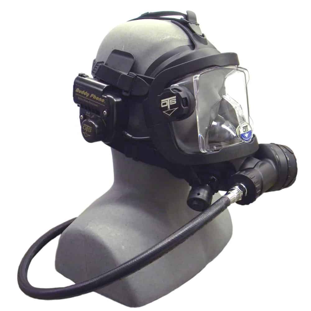 OTS Guardian Full Face Mask with Buddy Phone D2 Dive Rescue International