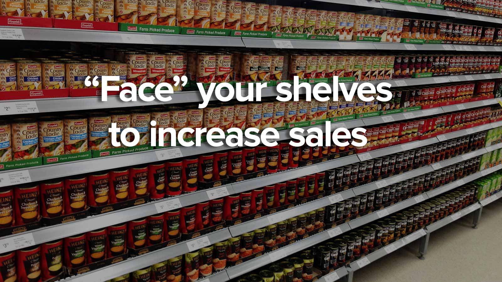 “Face” your shelves to increase sales — DIVE BUSINESS DIVE RETAILING