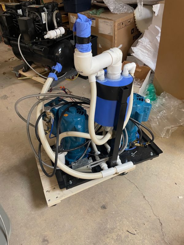 Tech West Vacuum Pump, VPL3SS Diversified Dental Systems