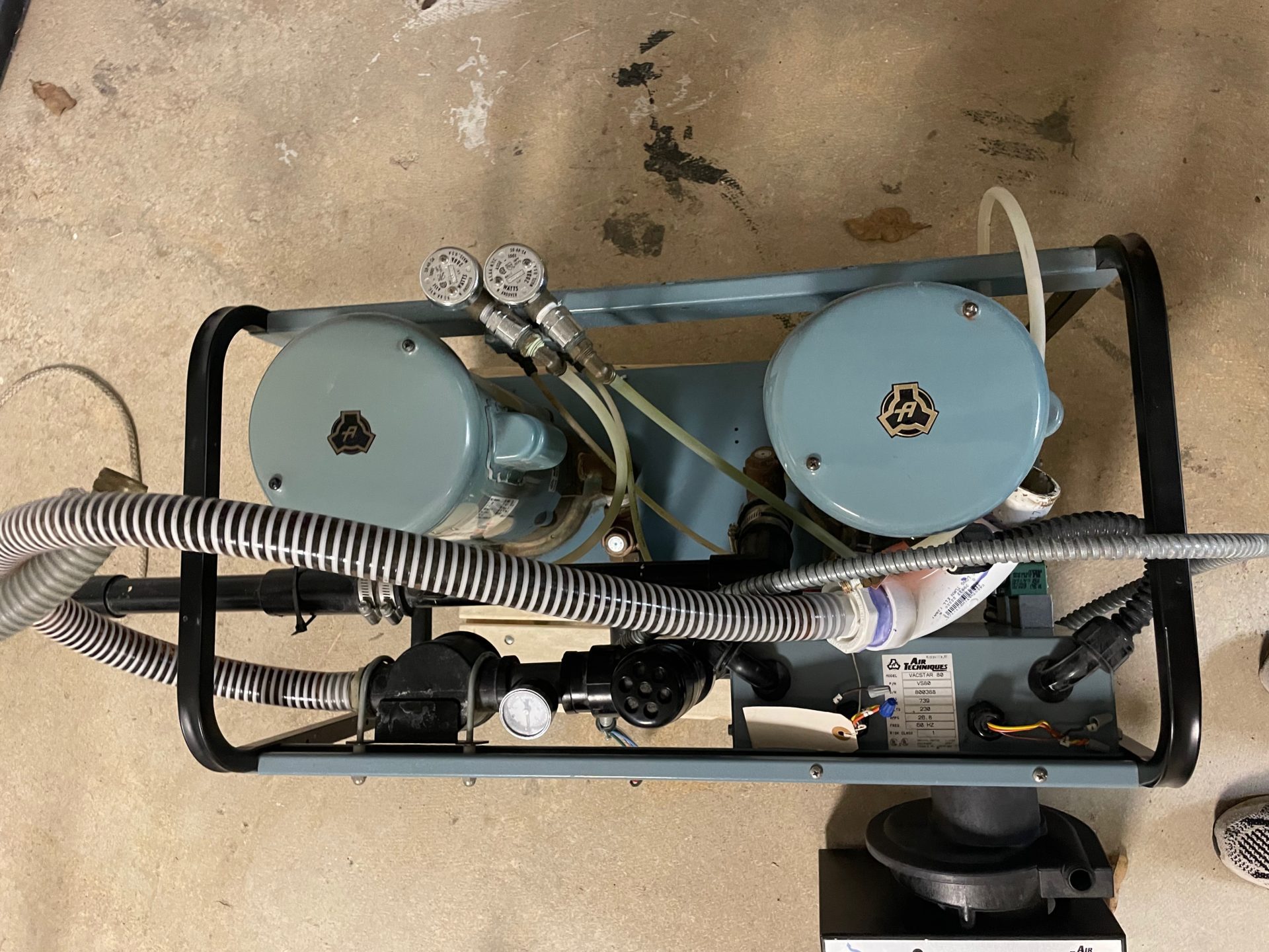 Air Techniques VacStar 80H Dental Vacuum 2 x 2hp Motors Diversified