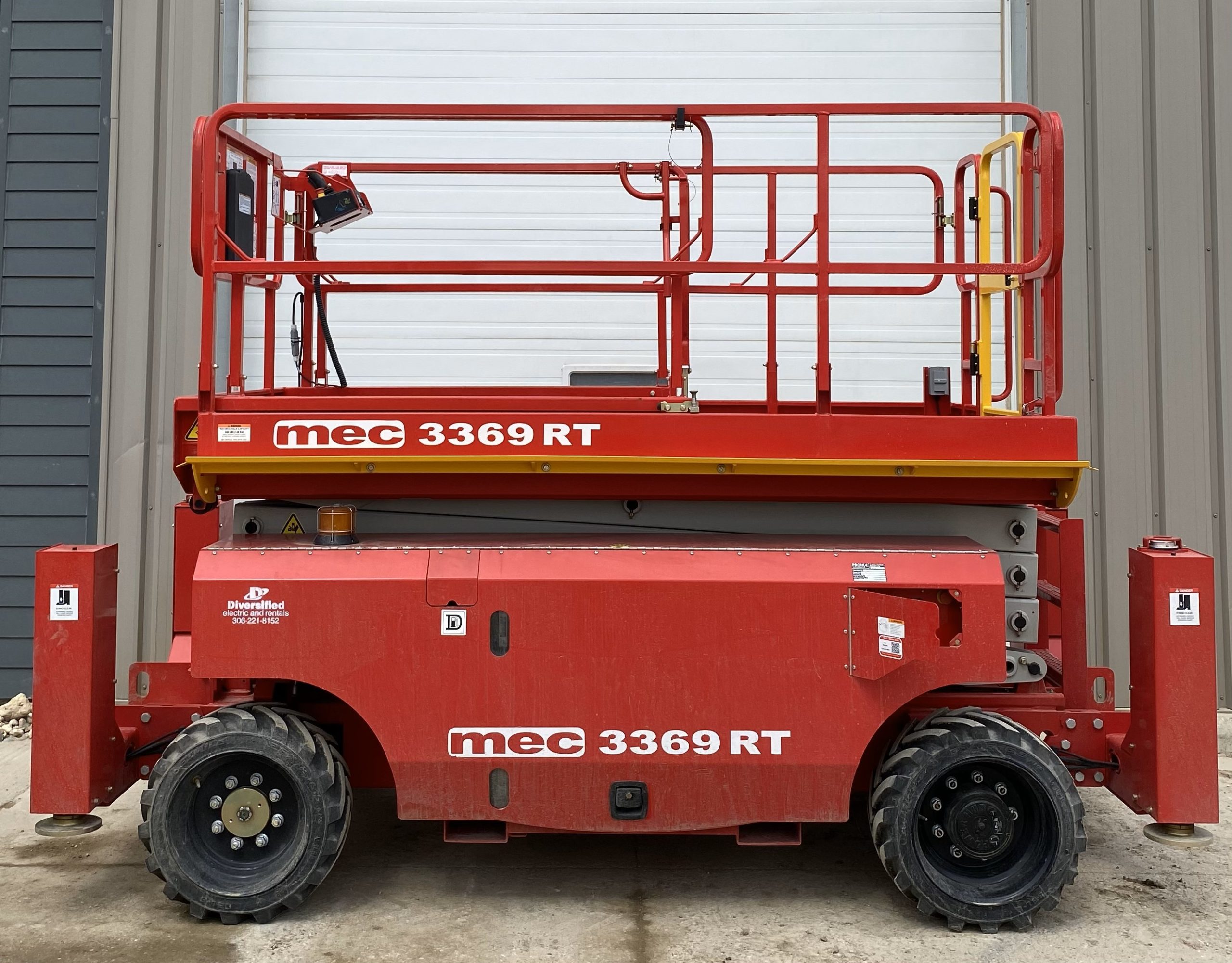 MEC 3369 DSL-C Alterrain Scissor Lift - Diversified Electric | Saskatoon SK