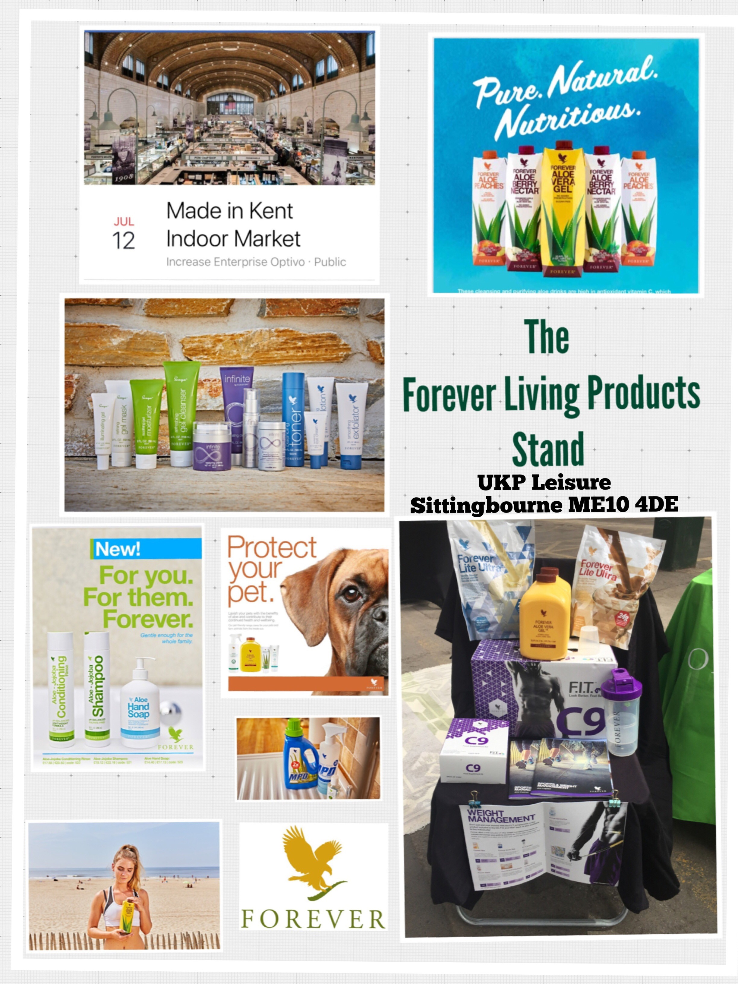 Forever Living Products at the Made in Kent Indoor Market Diversity
