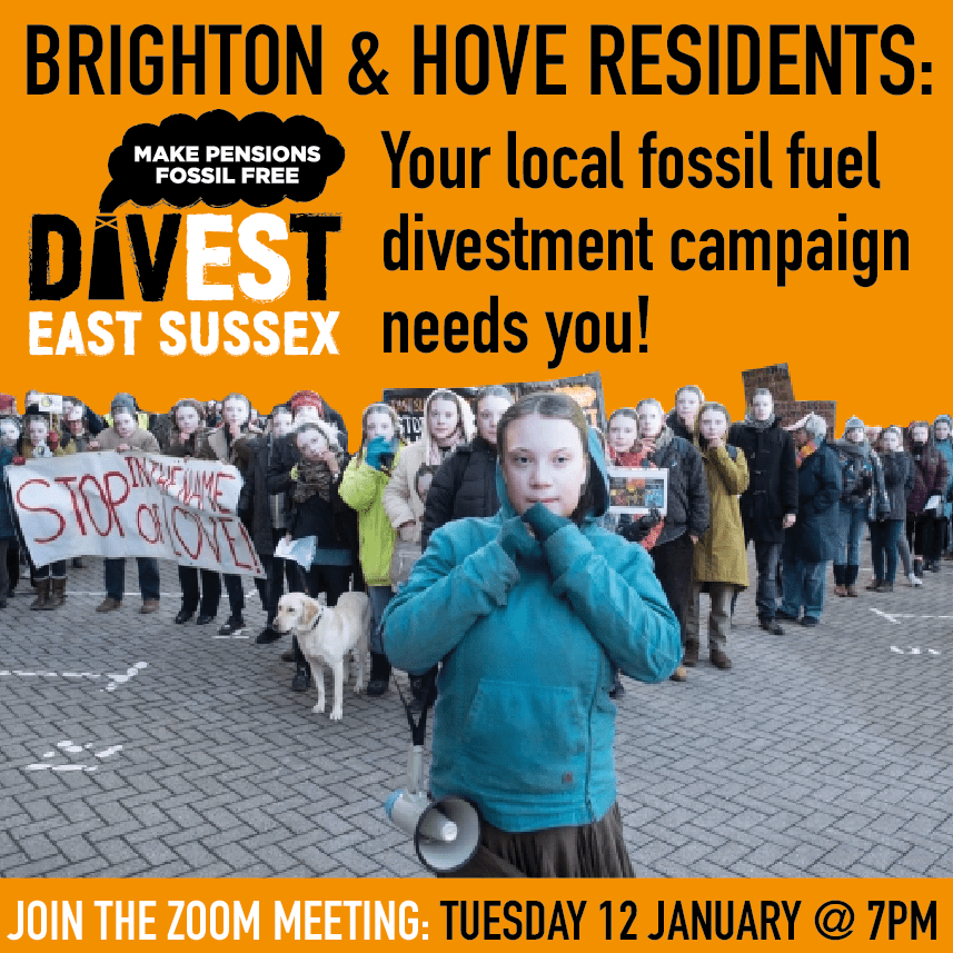 Brighton & Hove residents Your local fossil fuel divestment campaign
