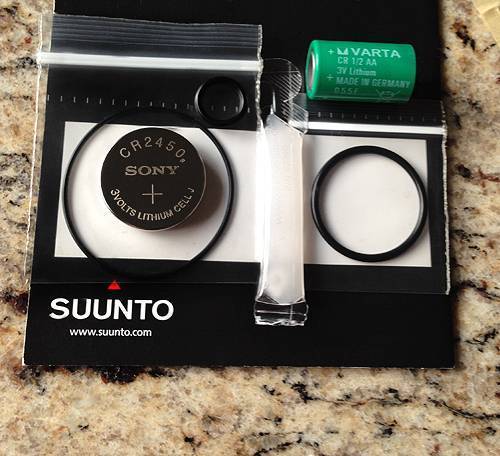 Battery Kit for Suunto D6i Computer & Transmitter