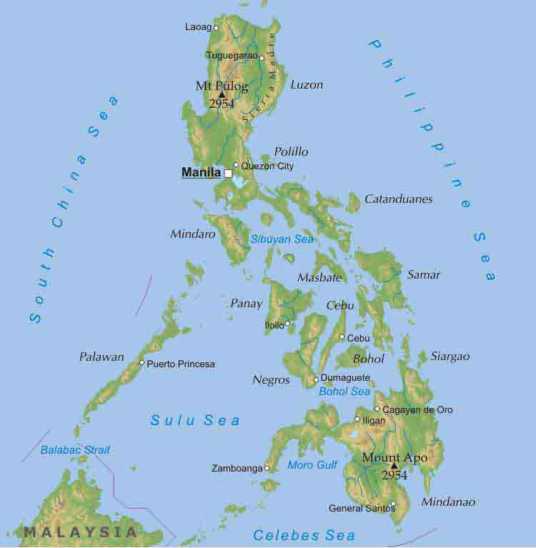 Islands Of Philippines Map Philippines Travel Tips Things to do, Map and Best Time to visit