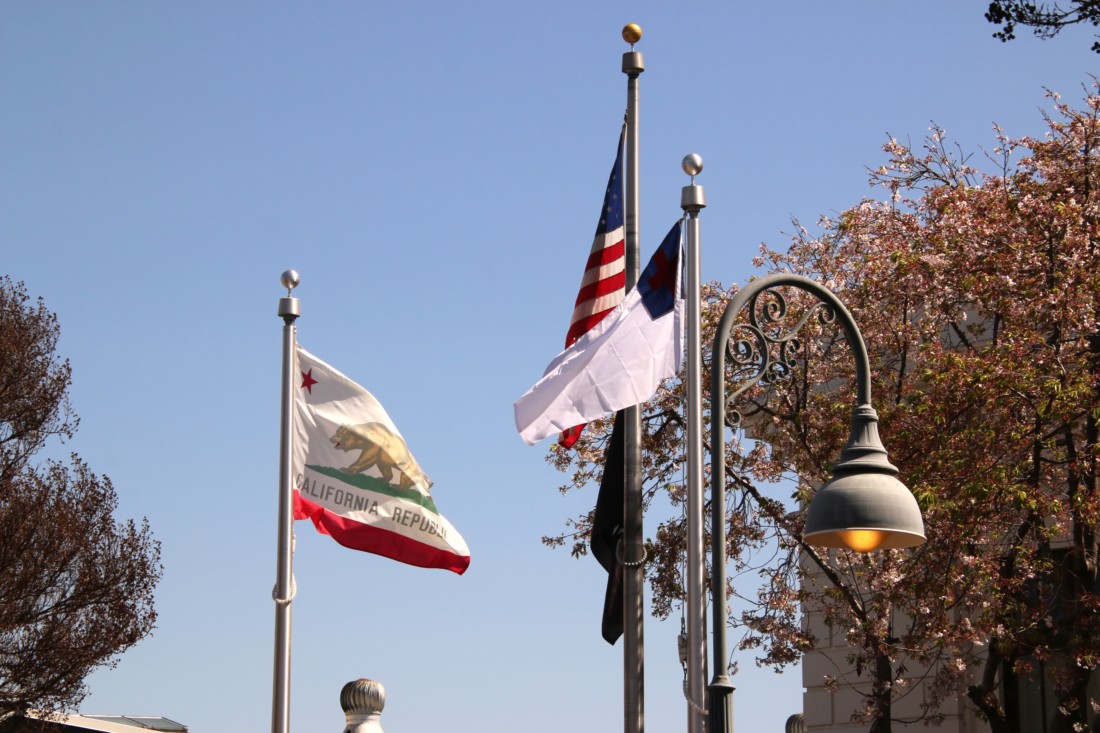 Christian flag raised over Hollister City Hall BenitoLink