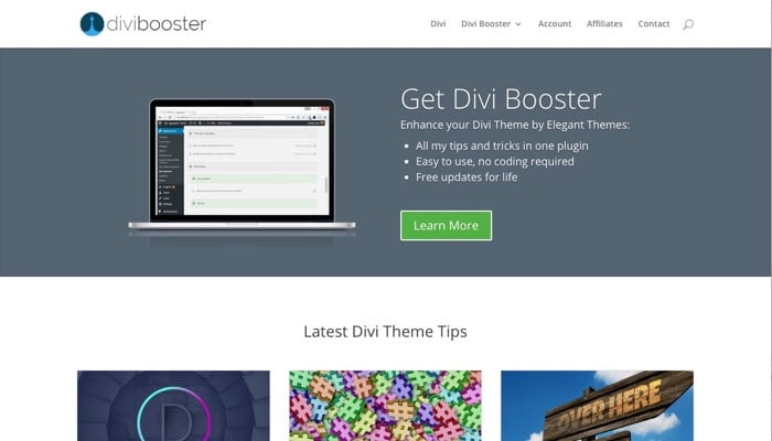 Divi Theme Links zu Plugins, Tutorials, Tipps, Child Themes
