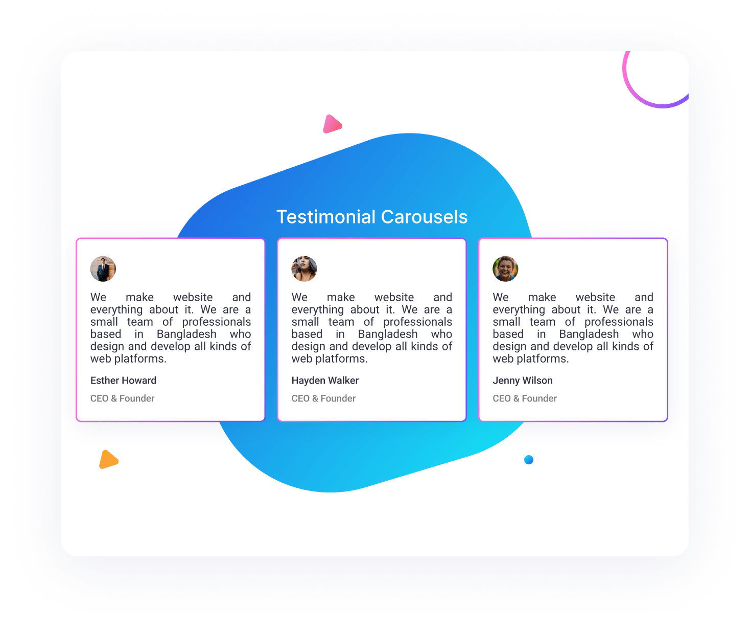 Divi Testimonial Carousel Slider Free WordPress Plugin