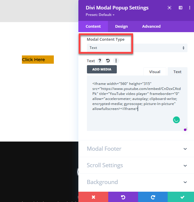 How to display videos in the modal popup Divi Extended Documentation