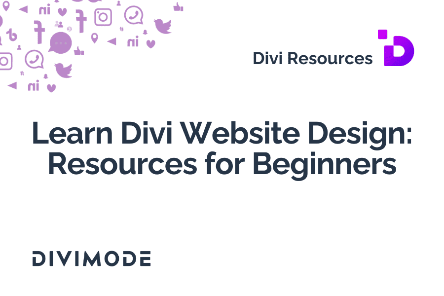 How to Learn Divi site Design Resources for Beginners Divimode