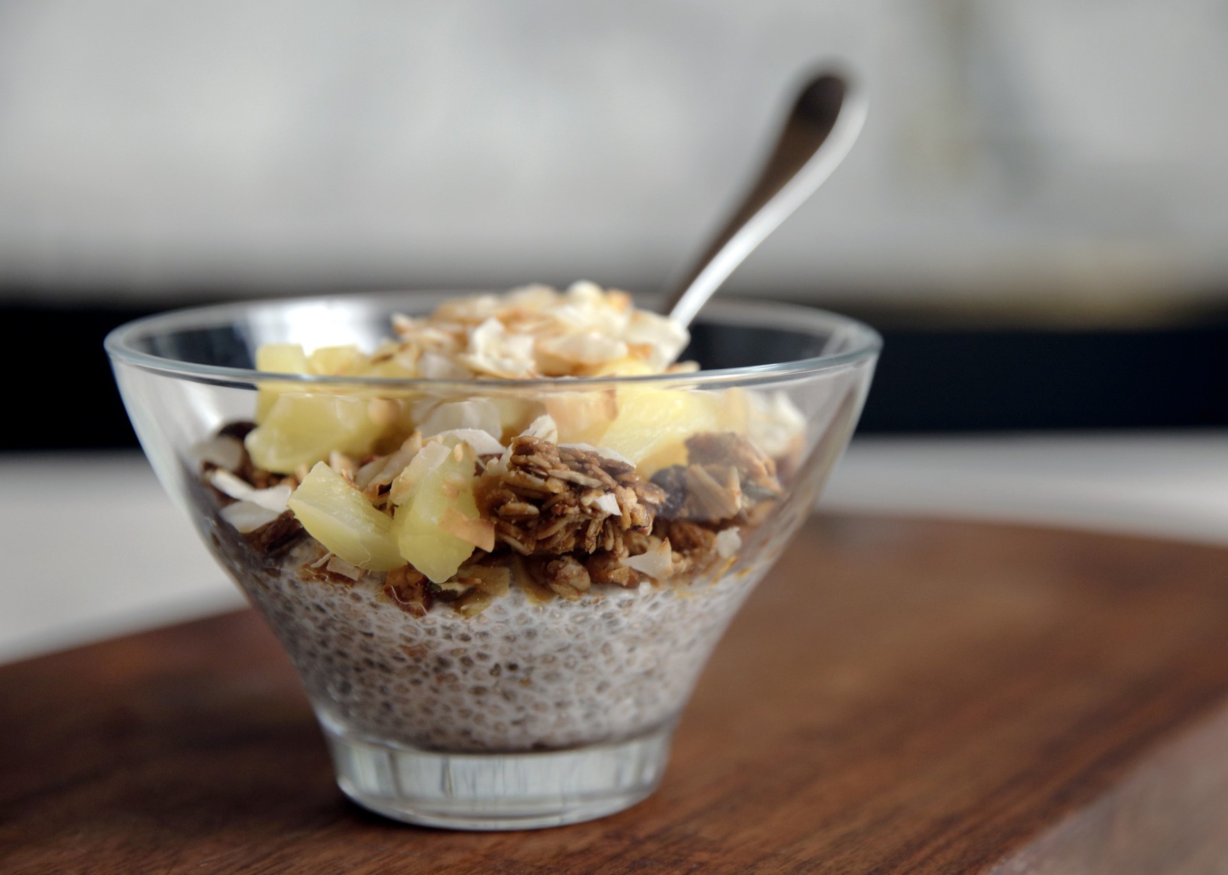 Pineapple & Coconut Chia Seed Pudding DIVINE