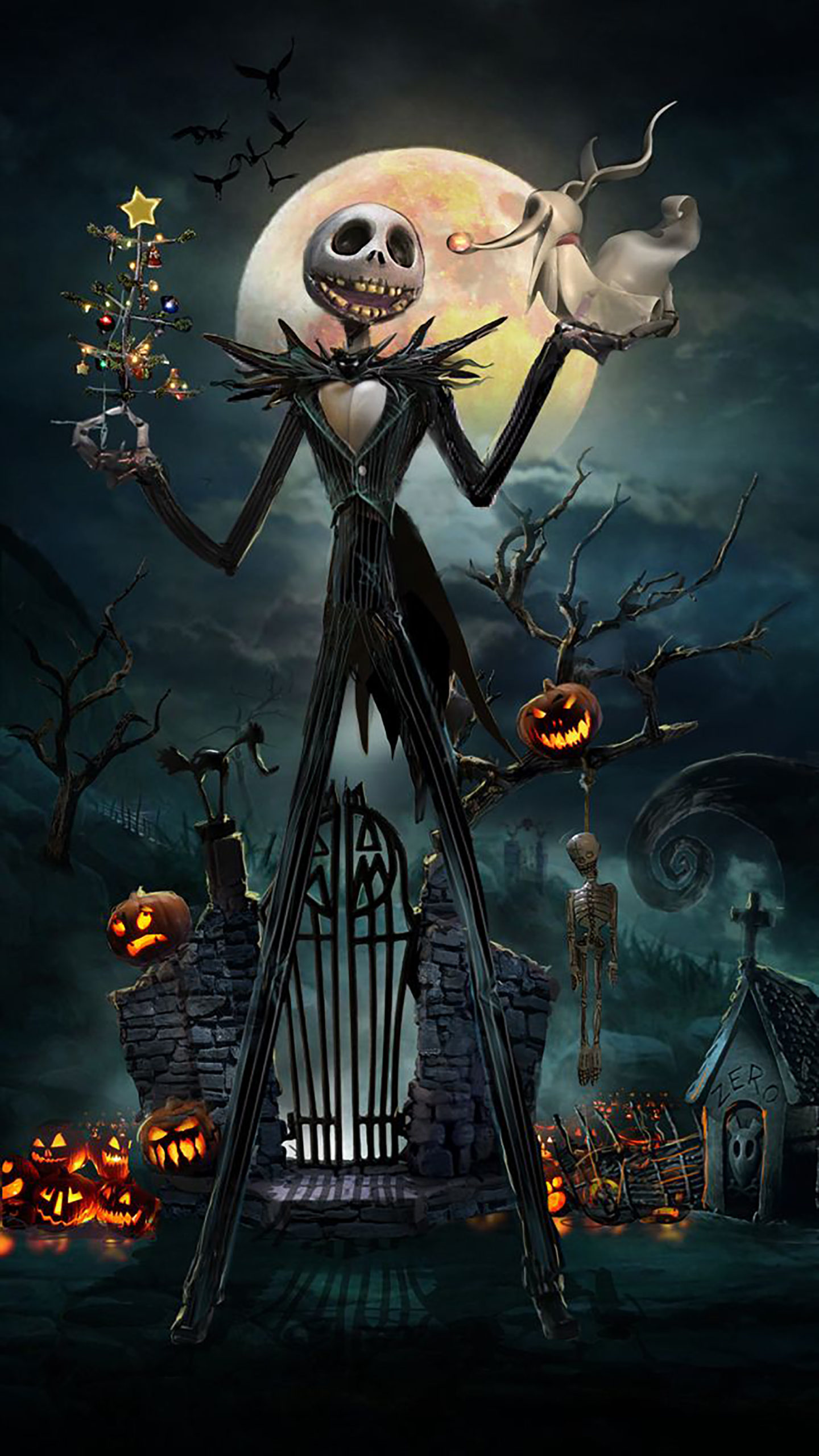 Nightmare Before Christmas Jack Skellington Iron On Transfer 8