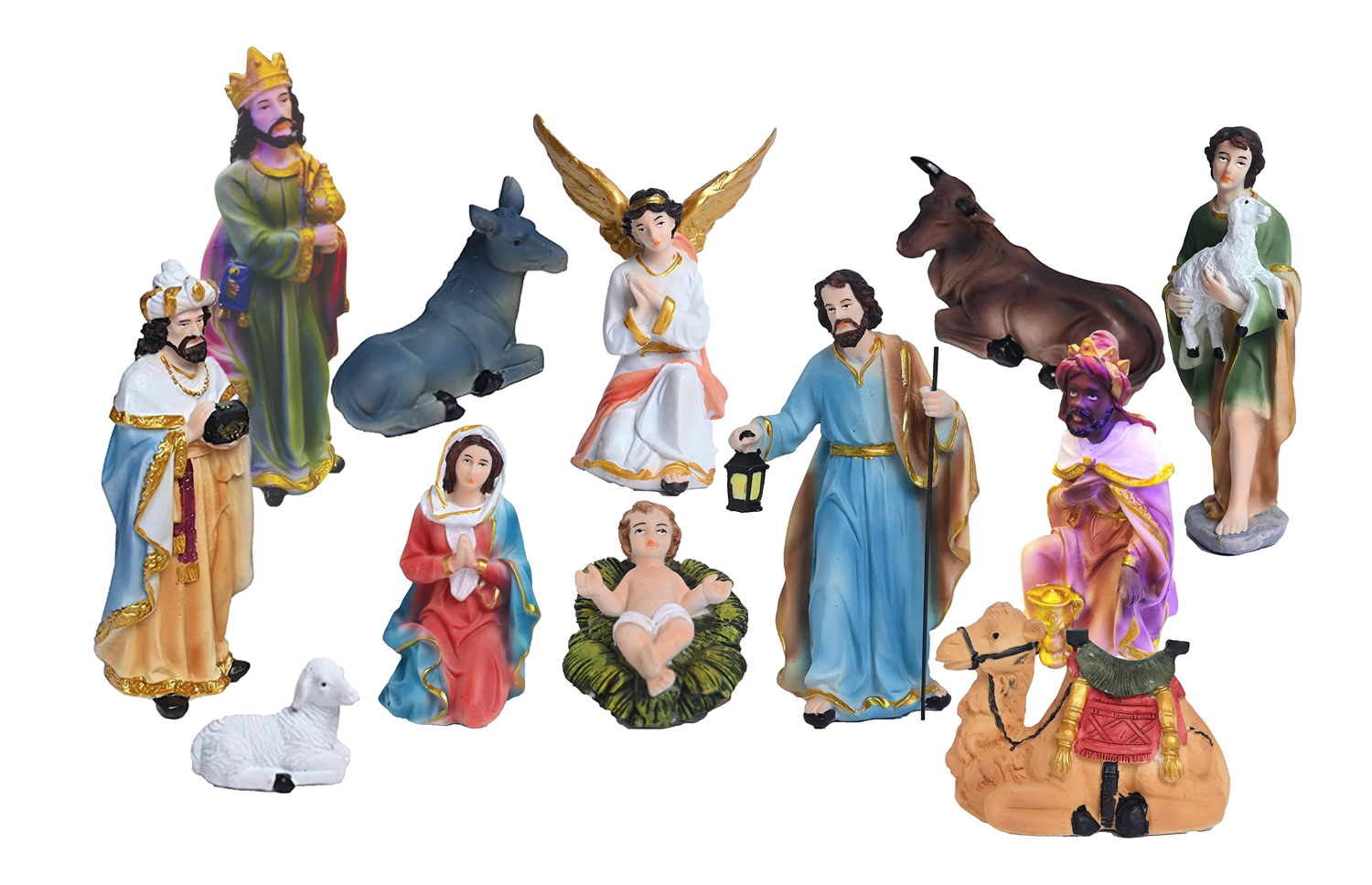 Christmas Nativity Crib Set 6 Inches Divine Creations