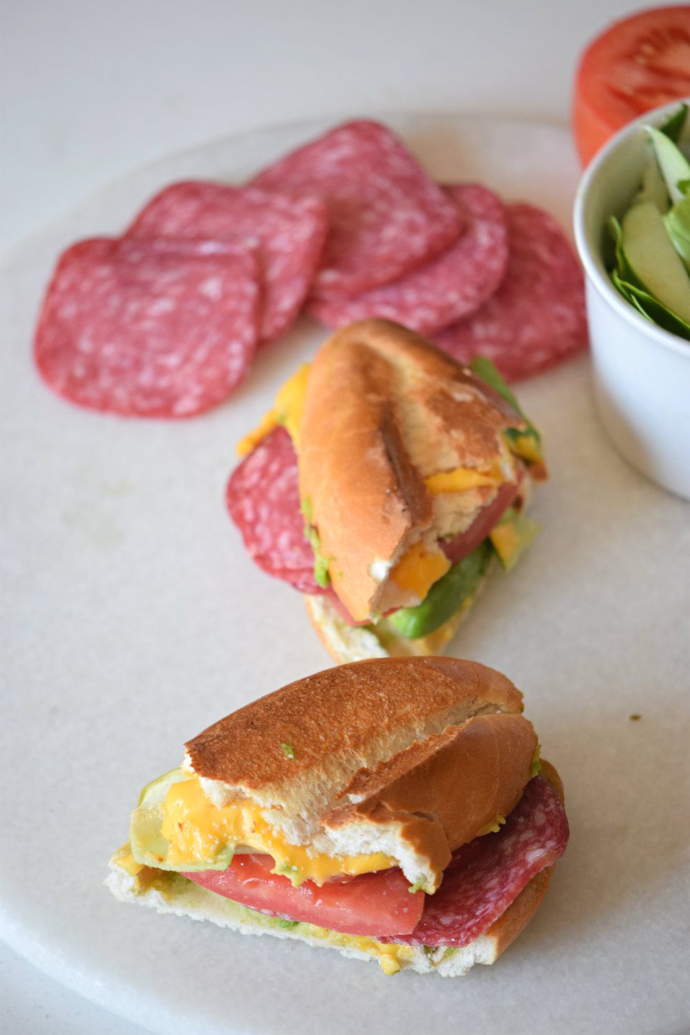 Grilled Cheese, Avocado & Pepperoni Panini