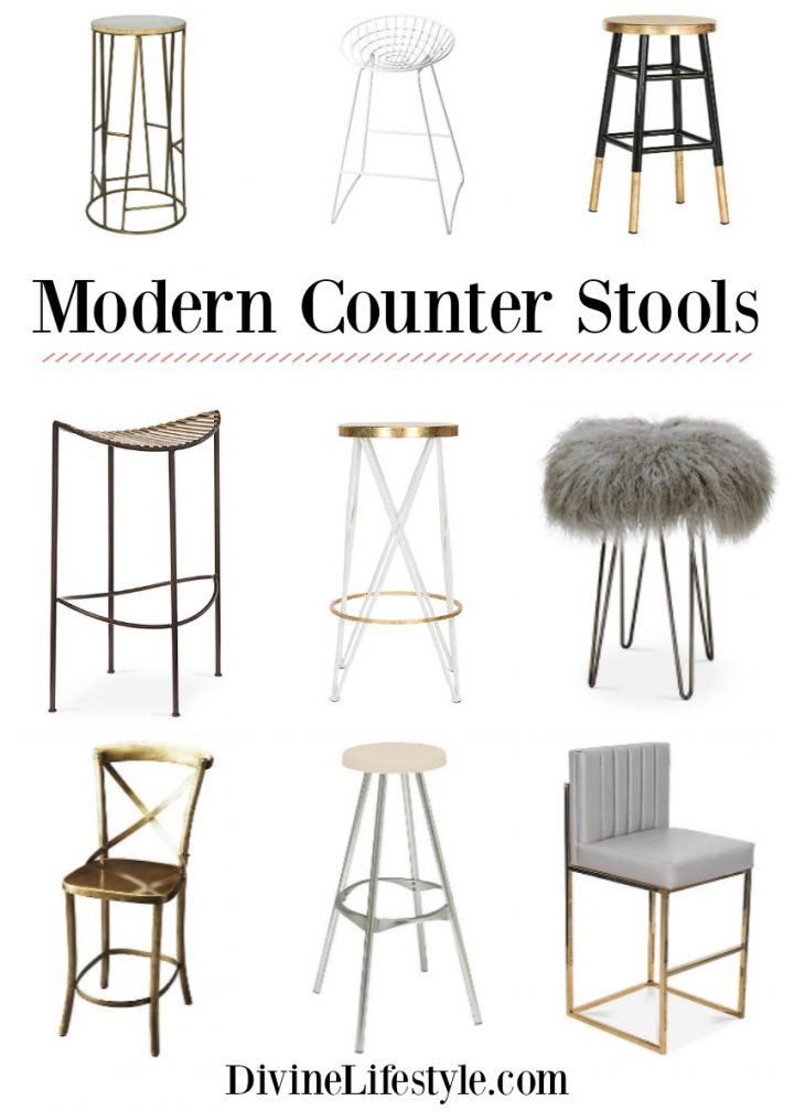 One Kings Lane Bar Stools Modern Counter Stools