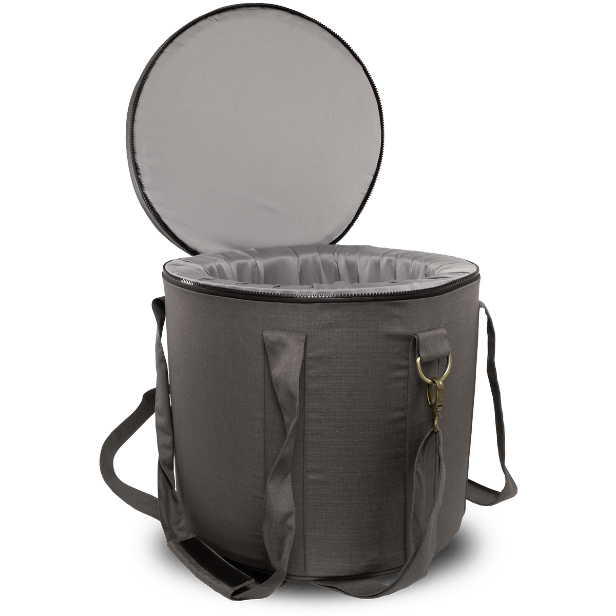 Ballistic Nylon Carrying Case 12” Earthen Grey Divine Sound