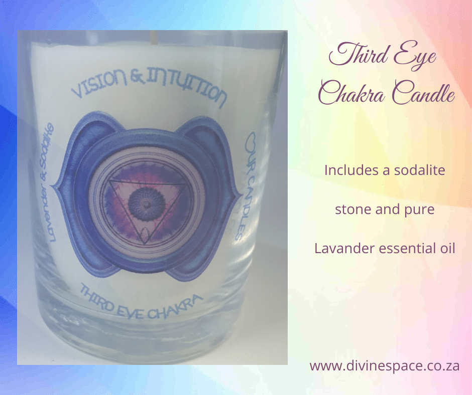 Chakra candle 3rd Eye
