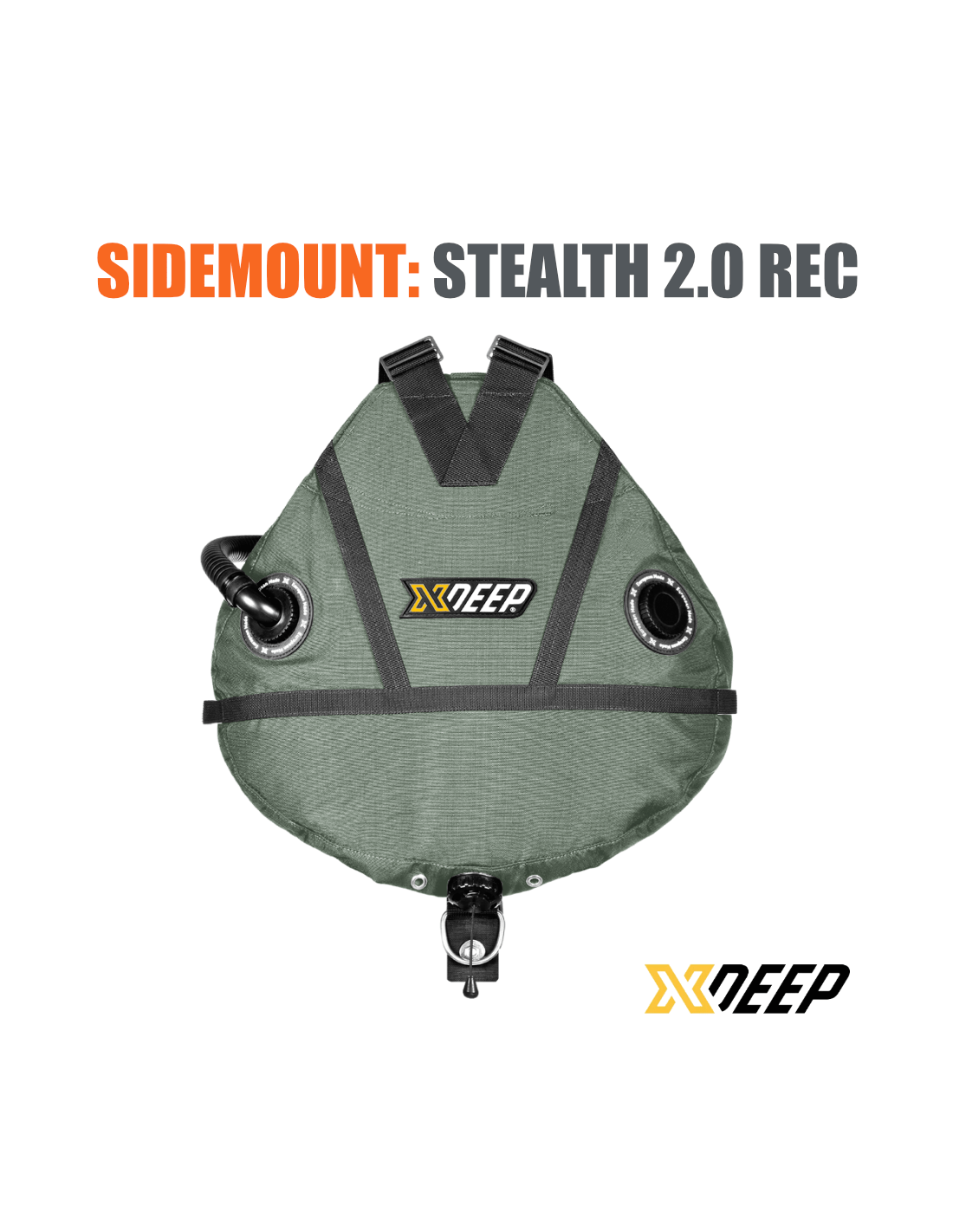 OMS IQ Lite Backpack with Performance Mono Wing complete set