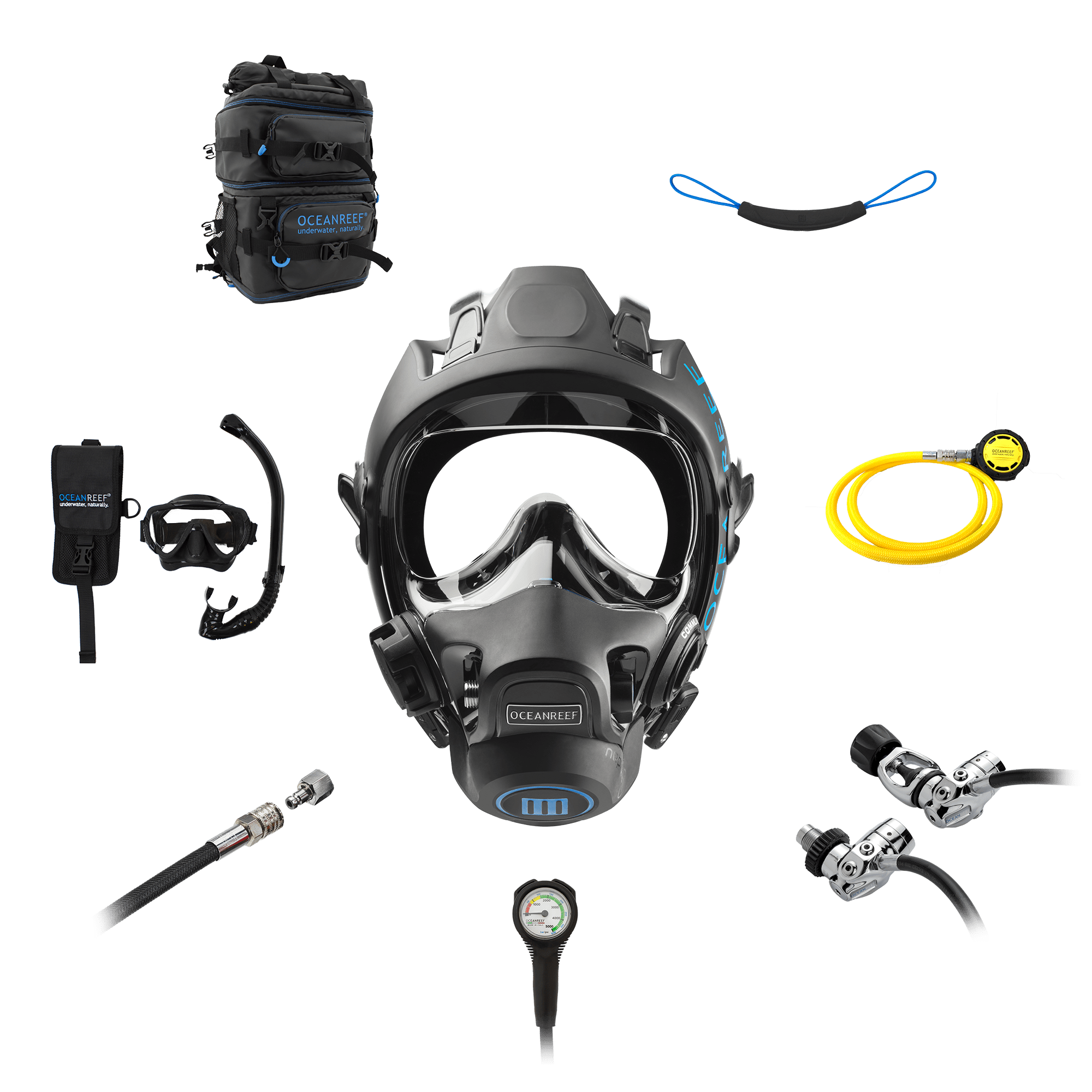 Full Face Masks OCEAN REEF Diving