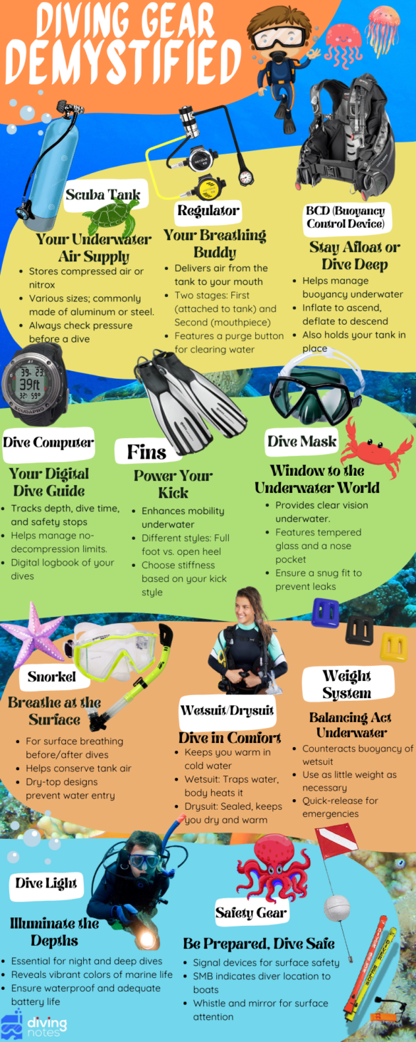 Diving Gear Demystified Diving Notes