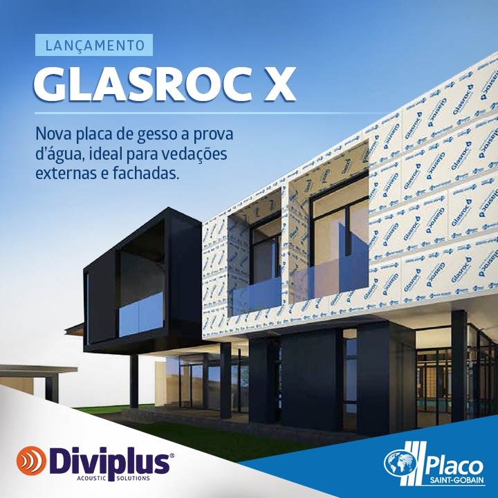 Nova Placa Glasroc®X Diviplus