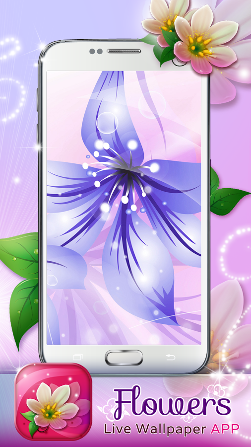 Flowers Live Wallpaper App スマホ・ライブ壁紙ギャラリー