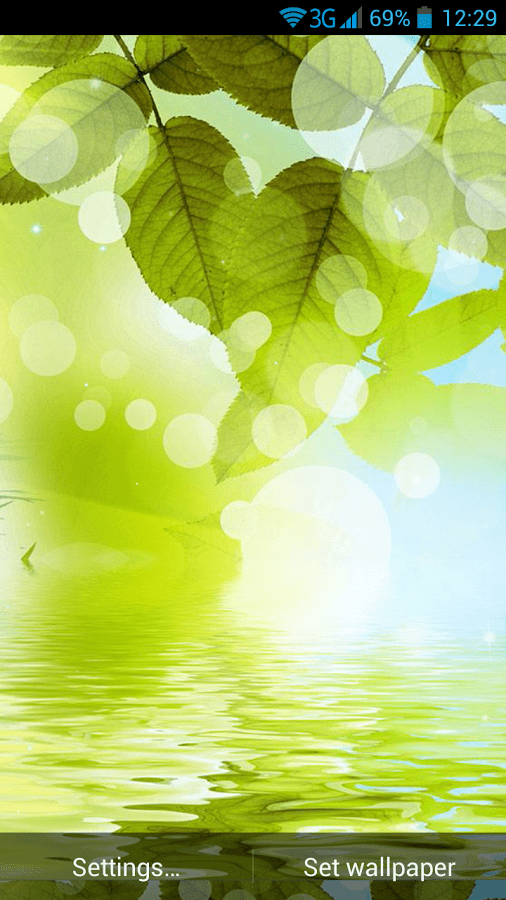 Green Nature Live Wallpaper スマホ・ライブ壁紙ギャラリー