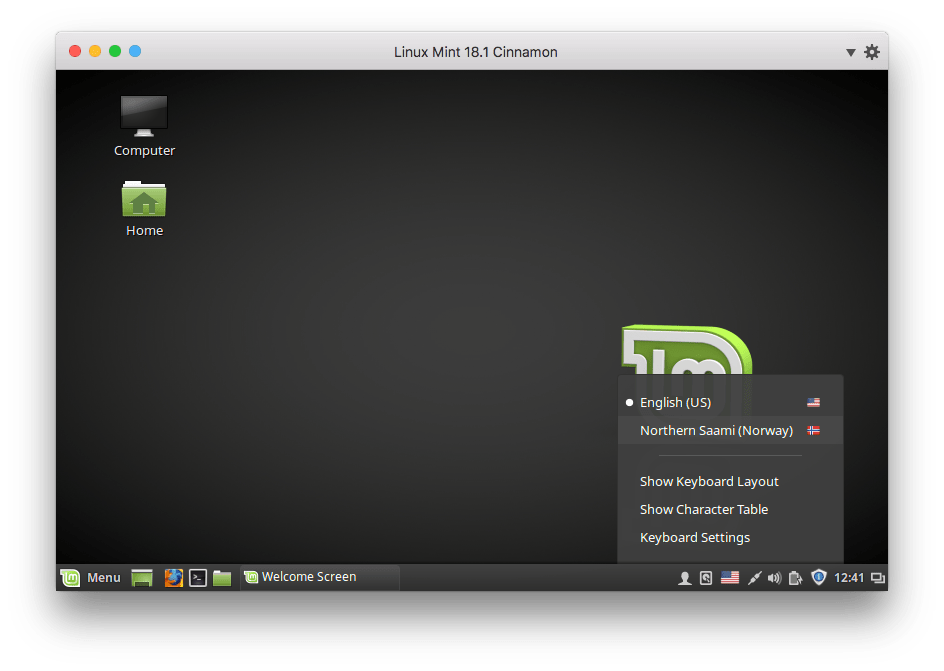 Enable Keyboards In Linux Mint