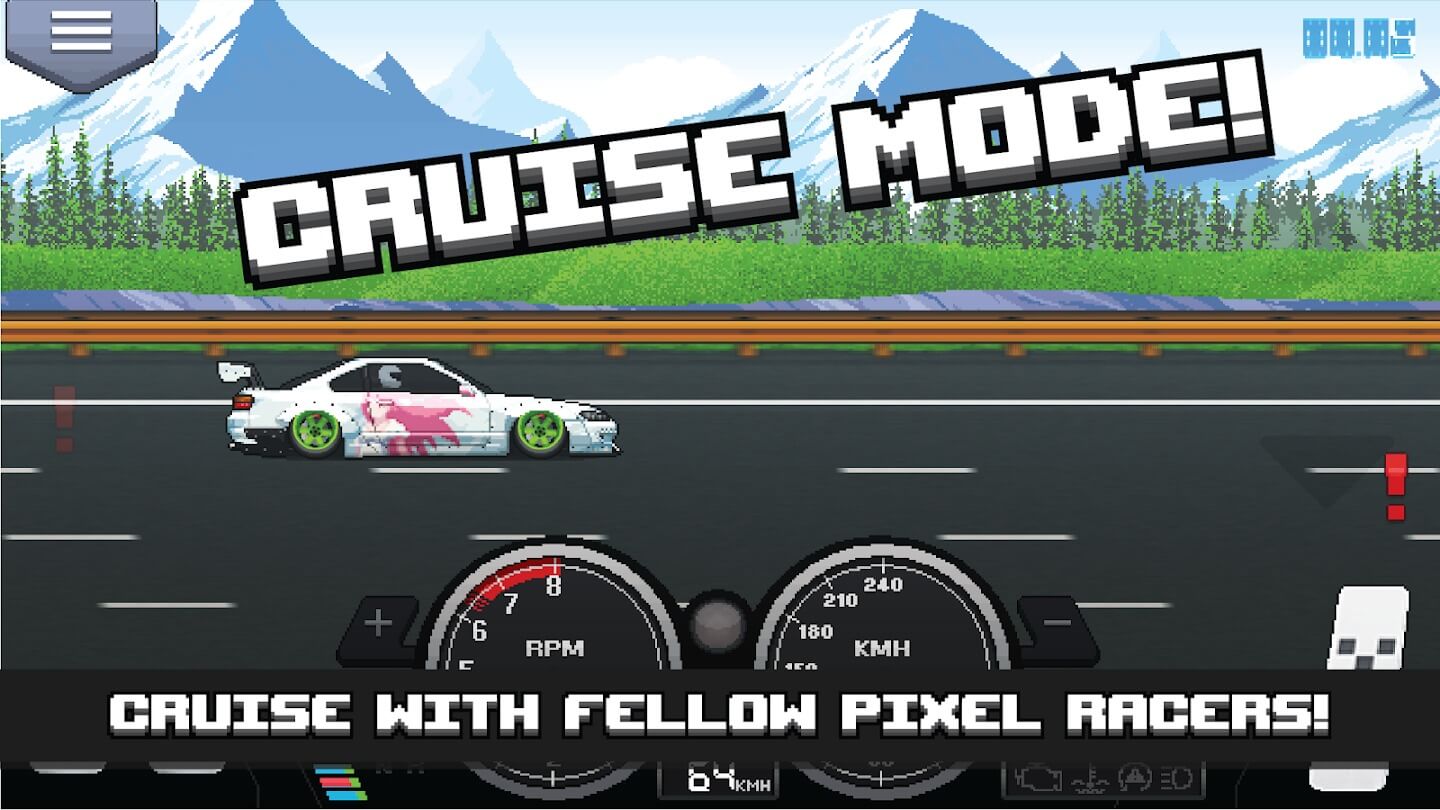 Pixel Car Racer MOD APK v1.2.3 (Unlimited Money) Download