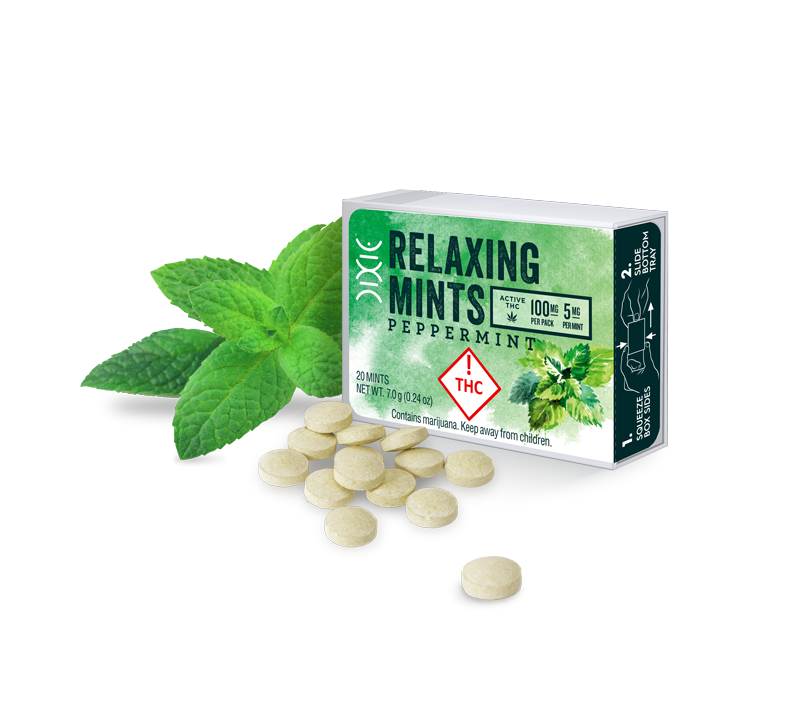 Peppermint Relaxing Mints Dixie ElixirsDixie