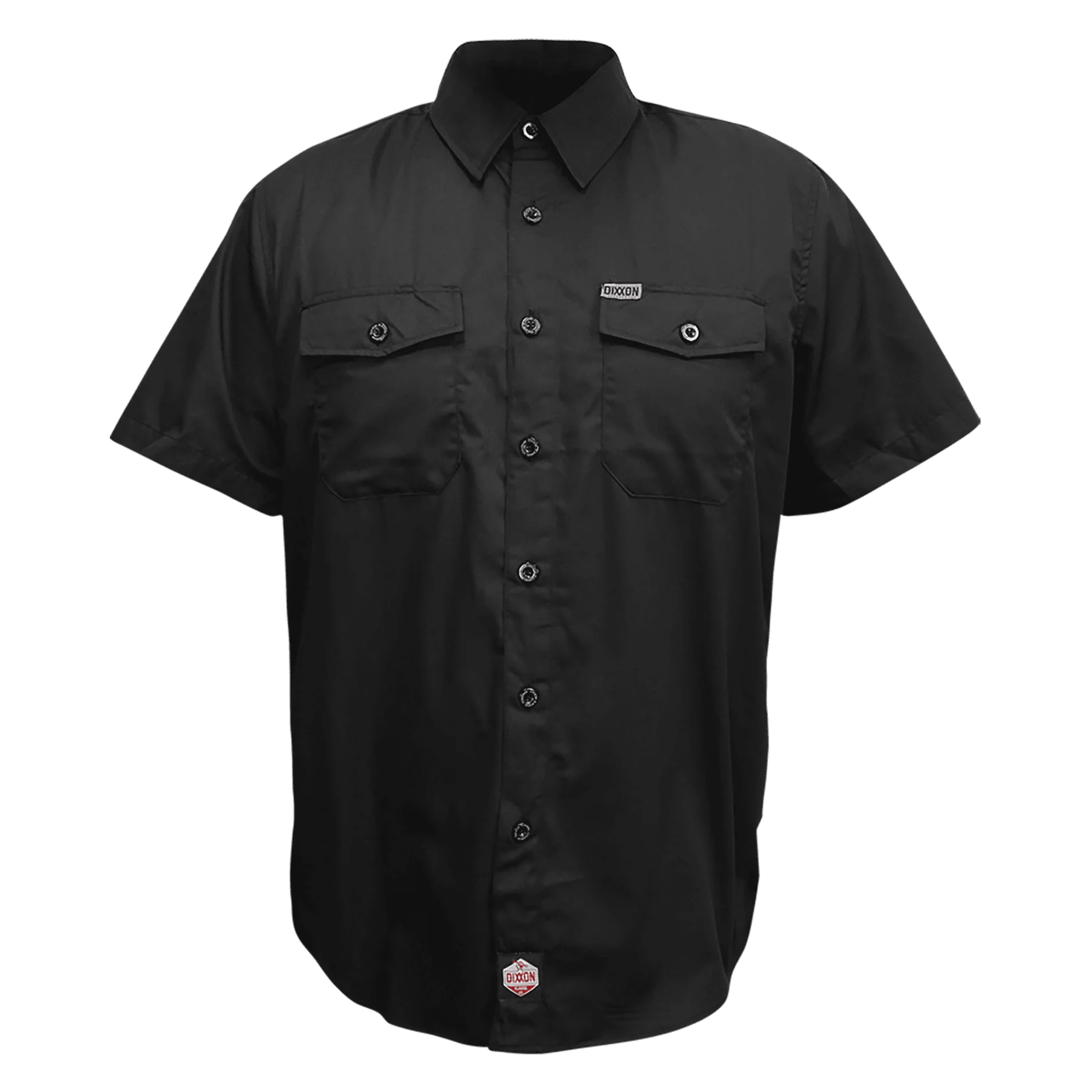 Men's WorkForce Short Sleeve Work Shirt - Black | Dixxon Flannel Co. – DIXXON UK