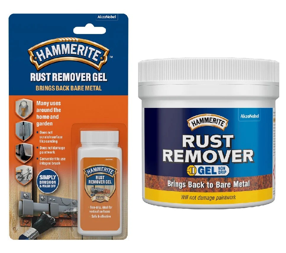 Hammerite Rust Remover Gel Removes Rust from Metal All Sizes DIY DIRECT