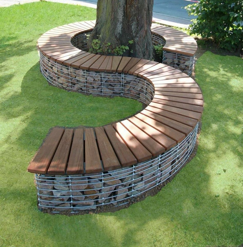 How to Build a Wrap Around Tree Bench Designs + Ideas