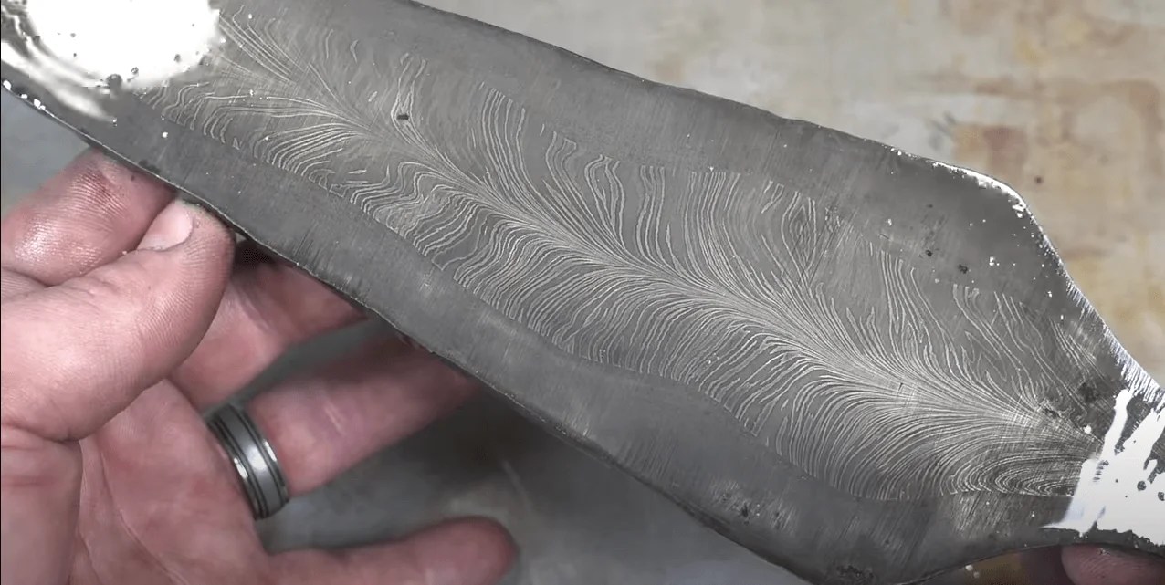 Creating Feather Damascus Patterns A Guide to the River of Fire Variation VEVOR Blog