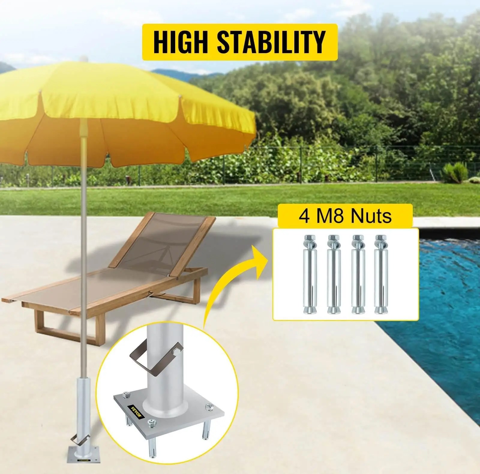 Heavy Duty Umbrella Base Secure Your Umbrella for Windy Days VEVOR Blog