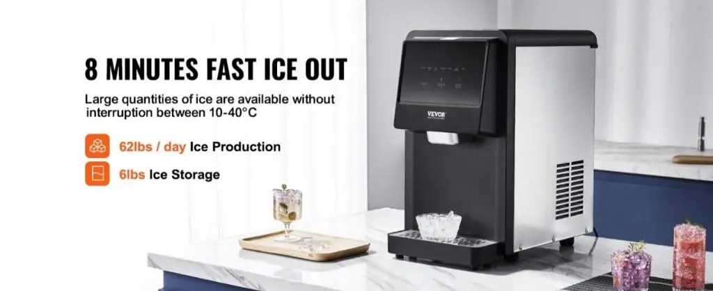 How Does a Portable Ice Maker Work? Step-by-Step Process - VEVOR Blog