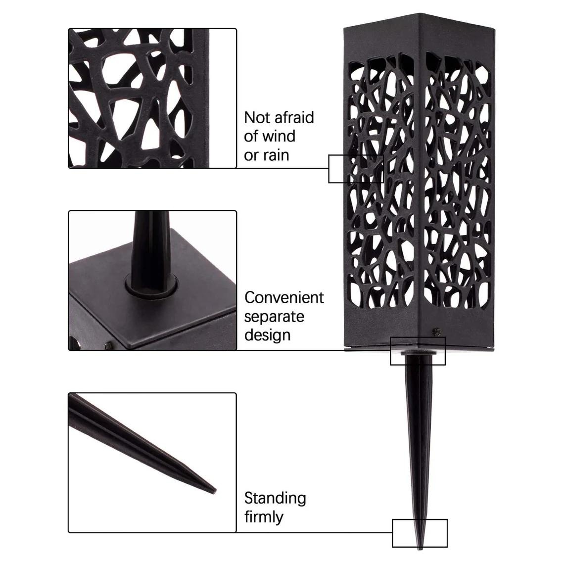 Cemetery Floral Holder Vases with Long Spike Stake