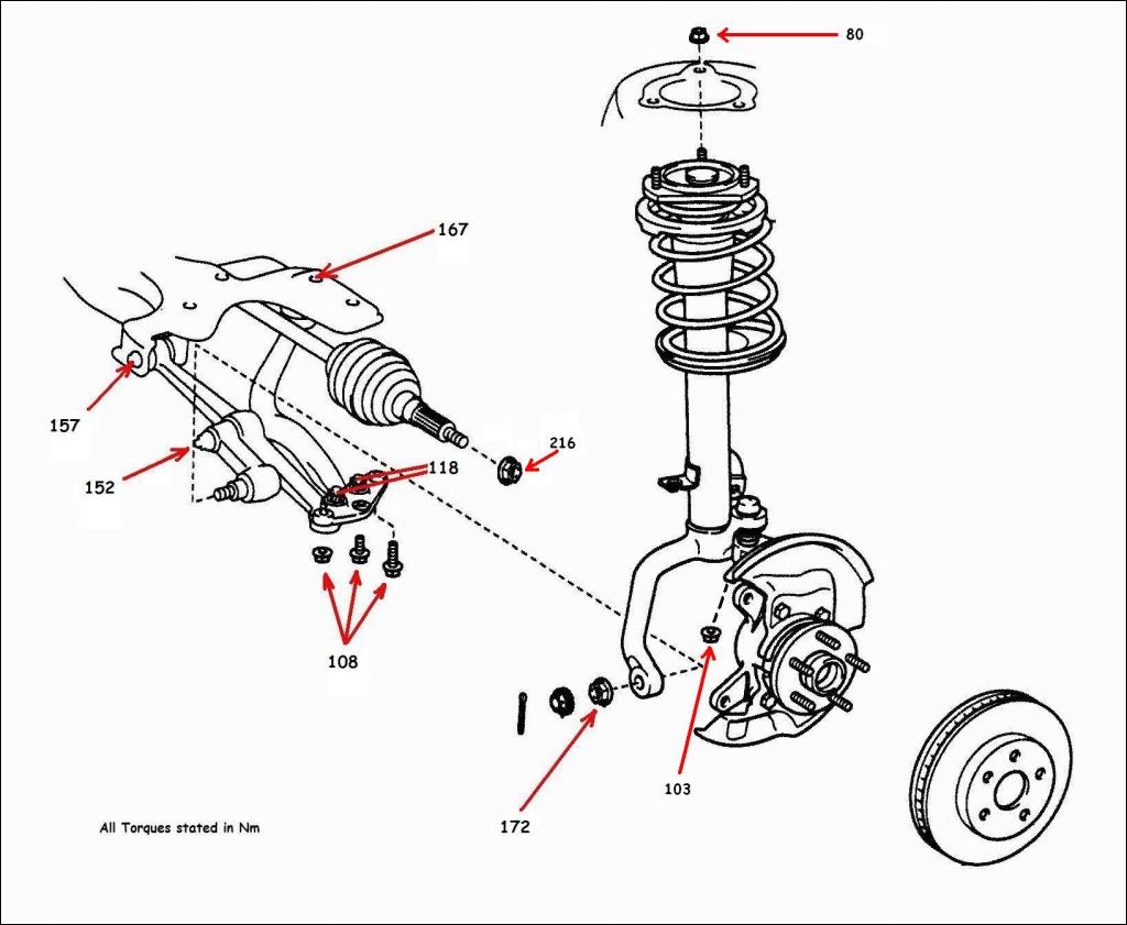 Changing 205 Super Strut Suspension for Toyota Celica 199499 (ST20x) Suspension Brakes Steering