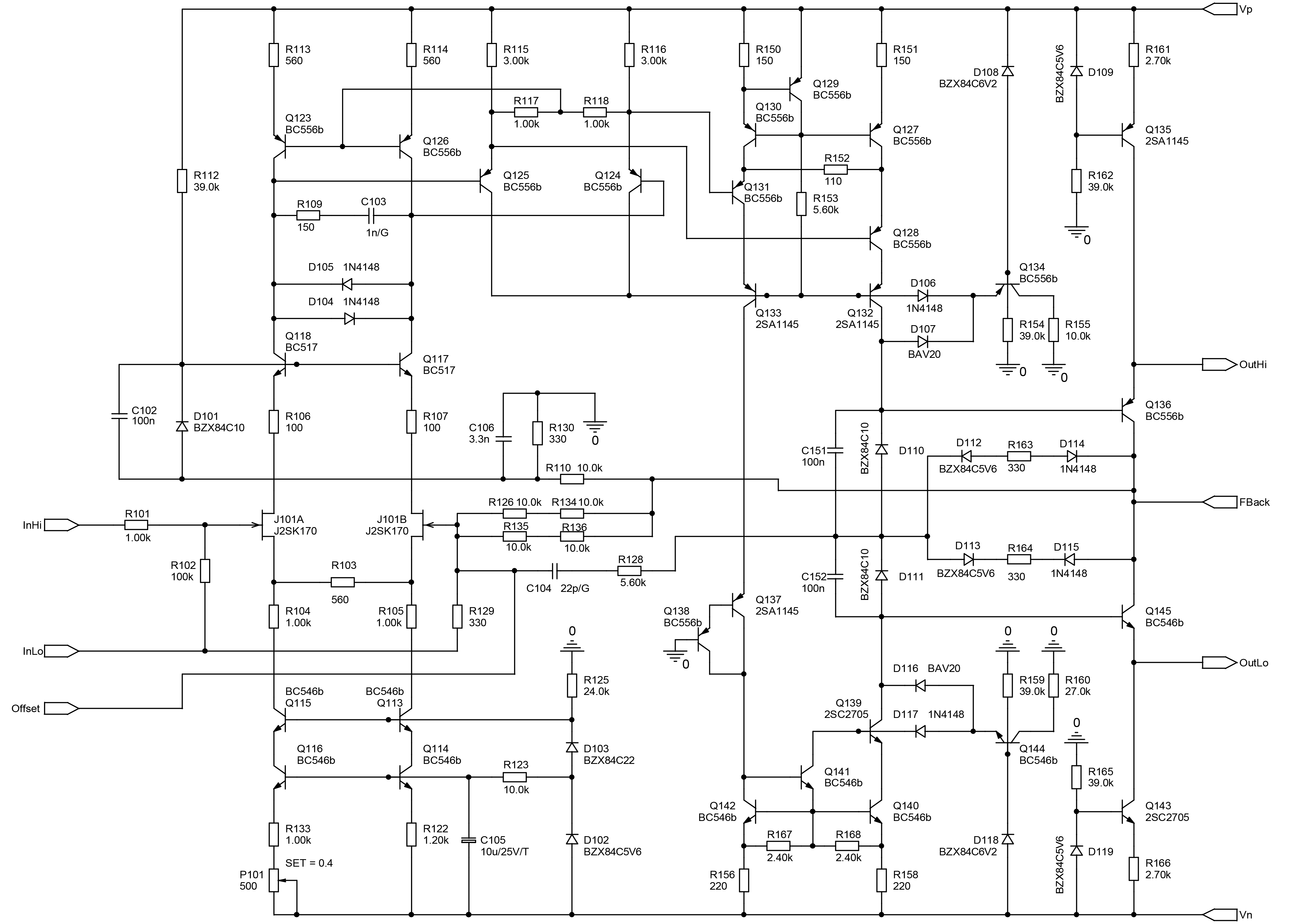 Schaltpläne Endstufe