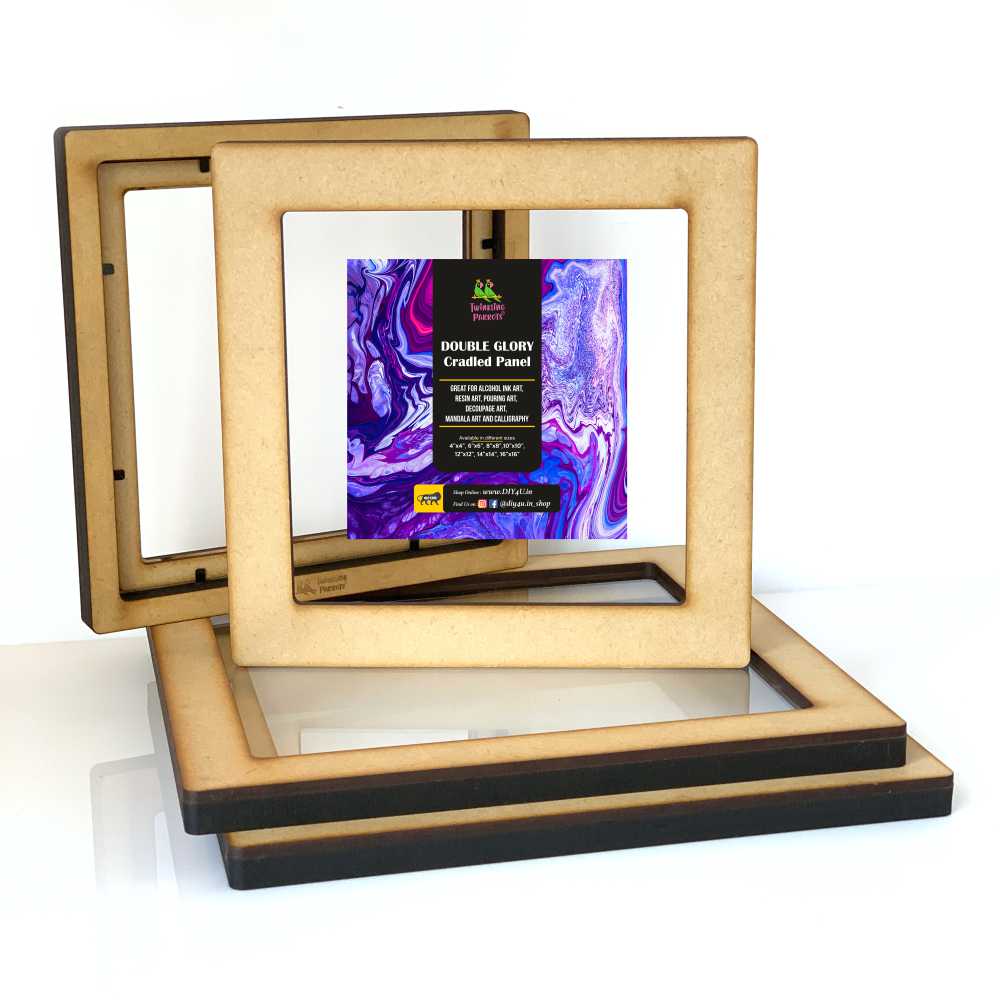 Double Glory Floating Frame Square Clear Centre DIY4U