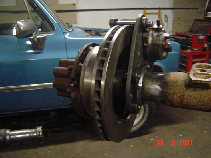 DIY 4x Brakes Dana 70 Disc Conversion Kit with rotors