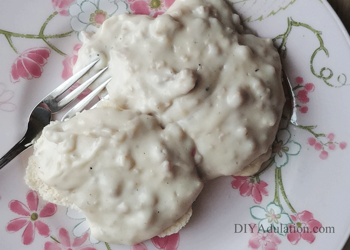 Easy Homemade Sausage Gravy Recipe DIY Adulation