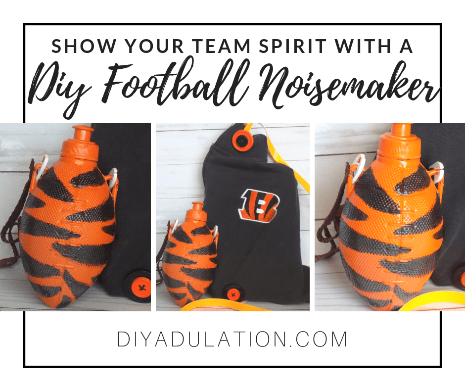 Show Your Team Spirit with a DIY Football Noisemaker DIY Adulation